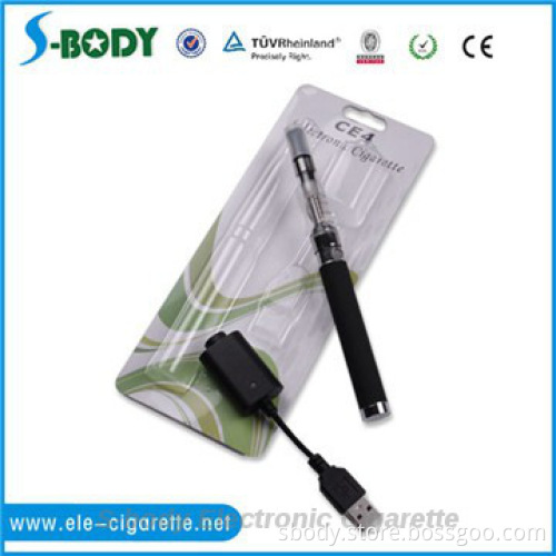 650mah blister pack ego ce4+ electronic cigarette ego twist blister